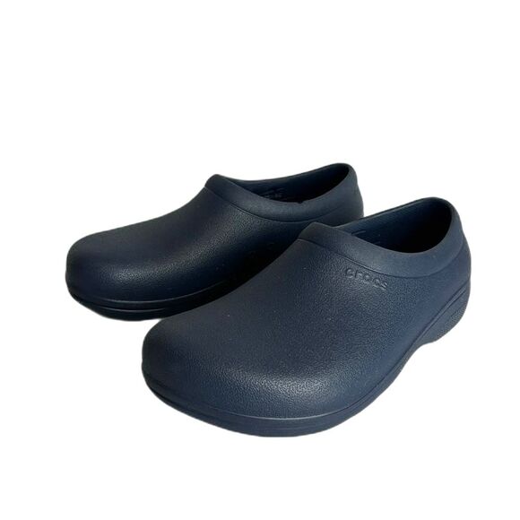 Crocs Unisex-Adult Men's and Women's on The Clock Clog Slip Resistant Work Shoes - Picture 1 of 9